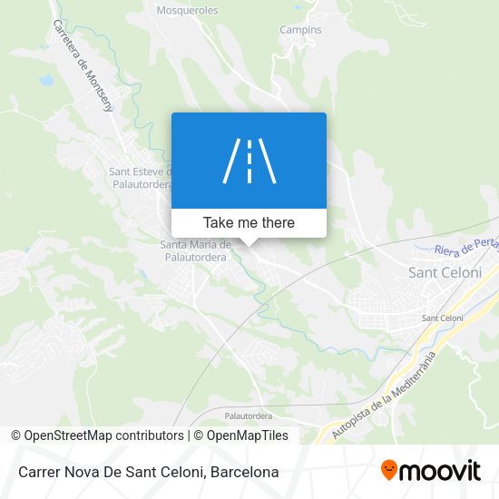 Carrer Nova De Sant Celoni map