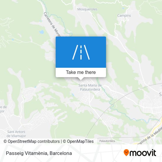 Passeig Vitamènia map