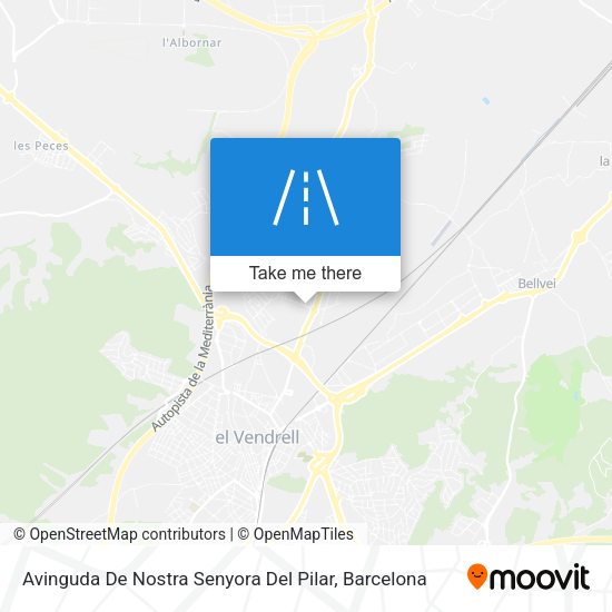 Avinguda De Nostra Senyora Del Pilar map
