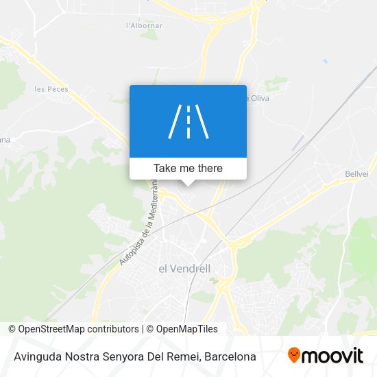 Avinguda Nostra Senyora Del Remei map