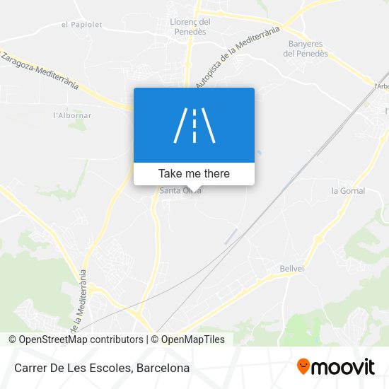 Carrer De Les Escoles map