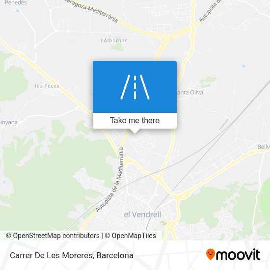 Carrer De Les Moreres map