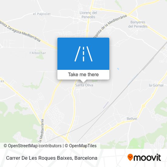 Carrer De Les Roques Baixes map