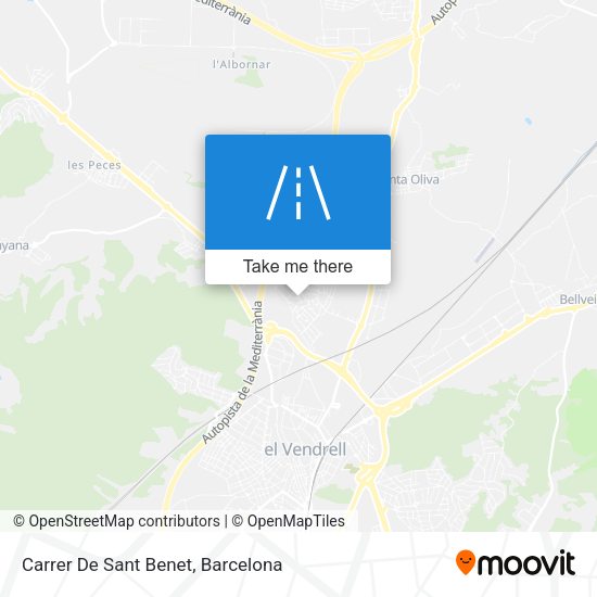 Carrer De Sant Benet map