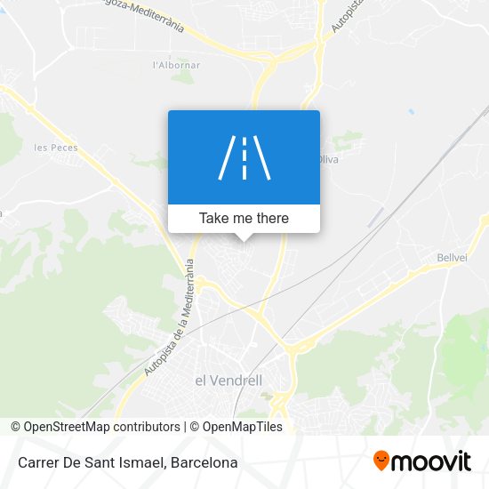 Carrer De Sant Ismael map