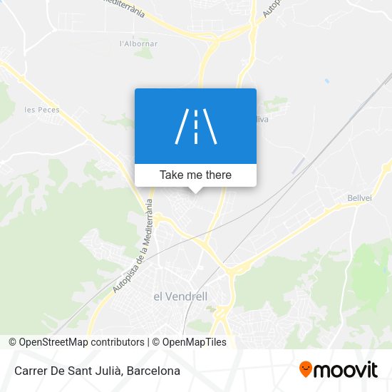 Carrer De Sant Julià map