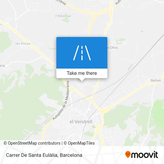 Carrer De Santa Eulàlia map