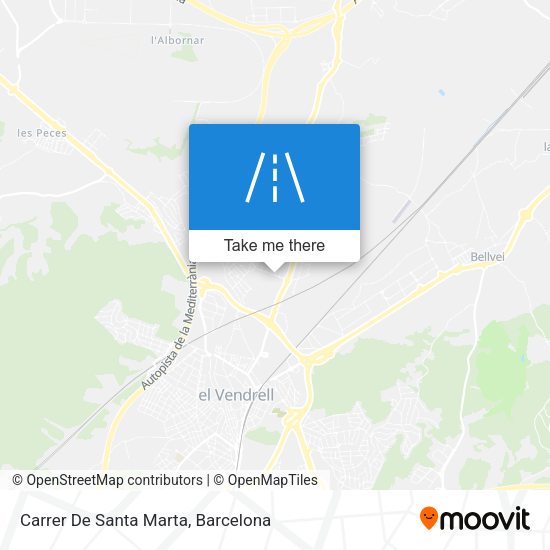 Carrer De Santa Marta map
