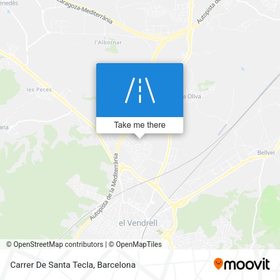Carrer De Santa Tecla map