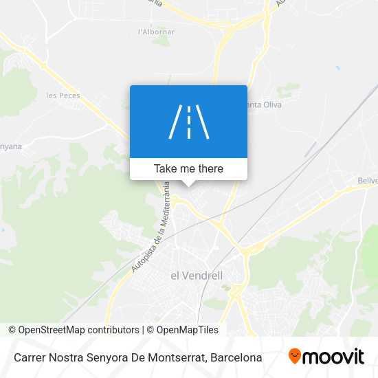 Carrer Nostra Senyora De Montserrat map