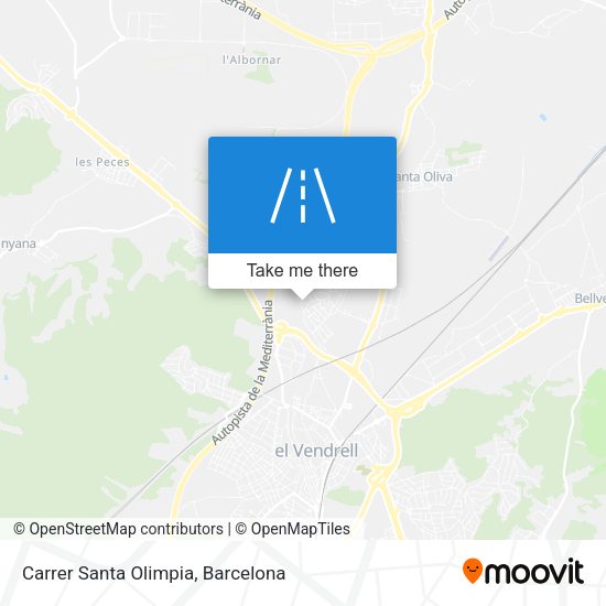 Carrer Santa Olimpia map