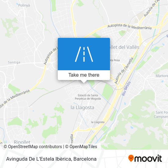 Avinguda De L'Estela Ibèrica map