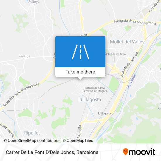 Carrer De La Font D'Dels Joncs map