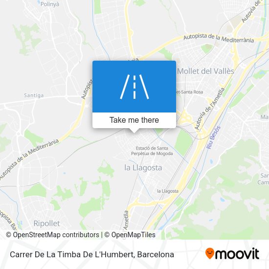 Carrer De La Timba De L'Humbert map