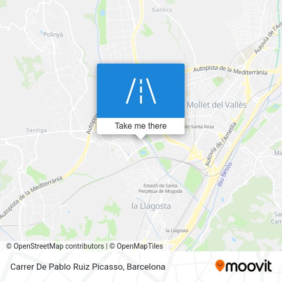 Carrer De Pablo Ruiz Picasso map