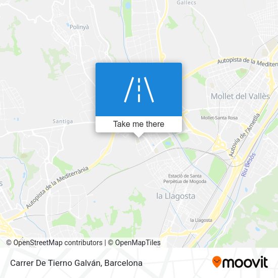 Carrer De Tierno Galván map