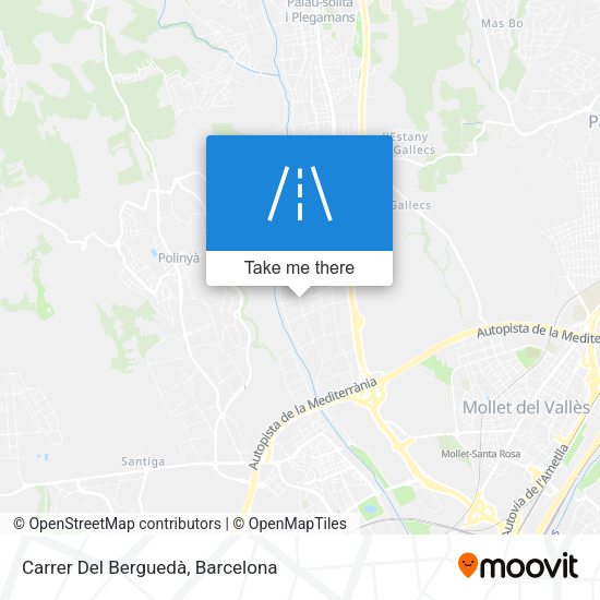 Carrer Del Berguedà map