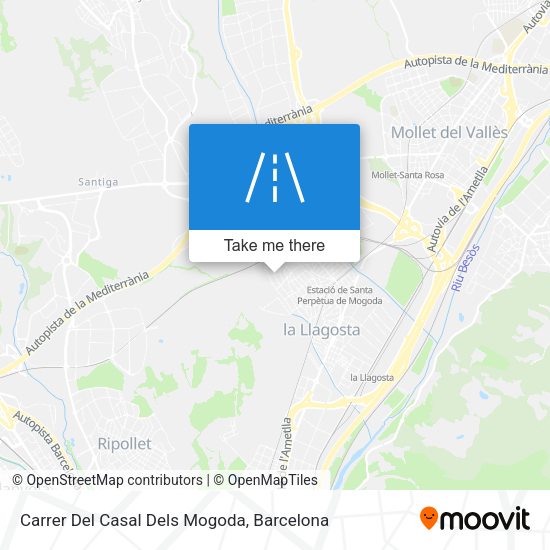 Carrer Del Casal Dels Mogoda map