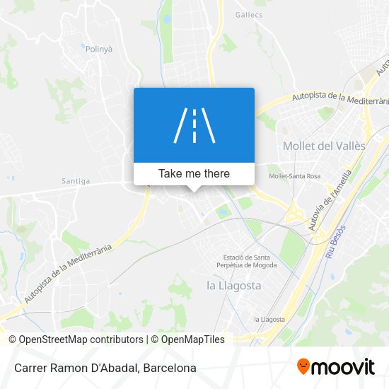 Carrer Ramon D'Abadal map