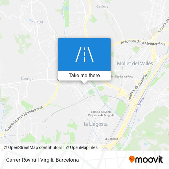 Carrer Rovira I Virgili map