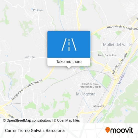Carrer Tierno Galván map