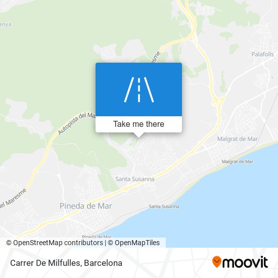Carrer De Milfulles map