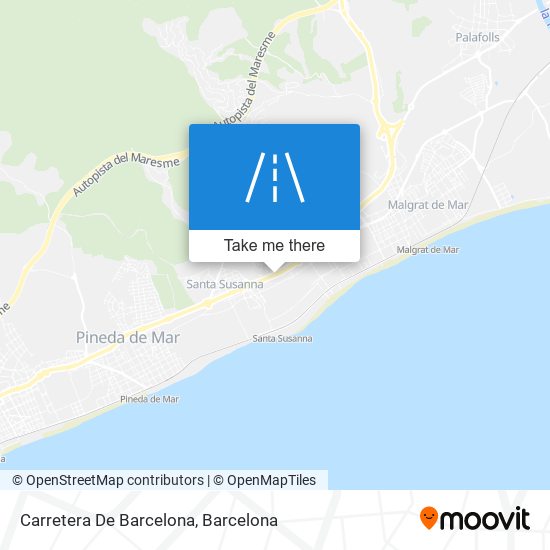 Carretera De Barcelona map