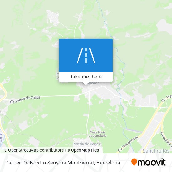 Carrer De Nostra Senyora Montserrat map