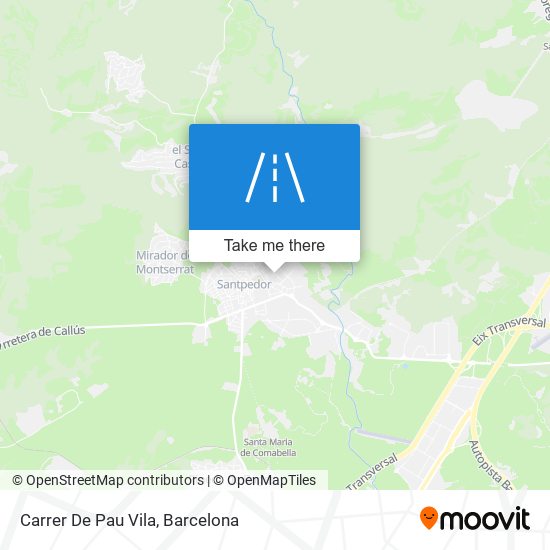 Carrer De Pau Vila map