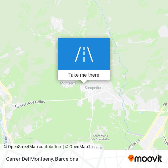 Carrer Del Montseny map