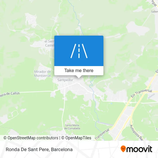 Ronda De Sant Pere map