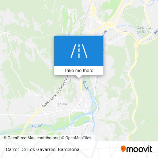 Carrer De Les Gavarres map