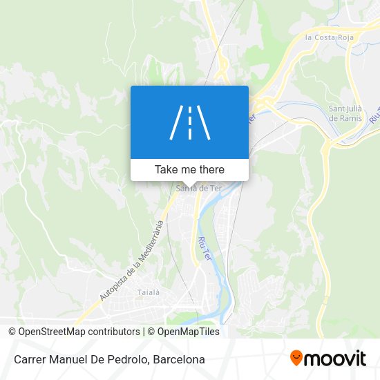 Carrer Manuel De Pedrolo map