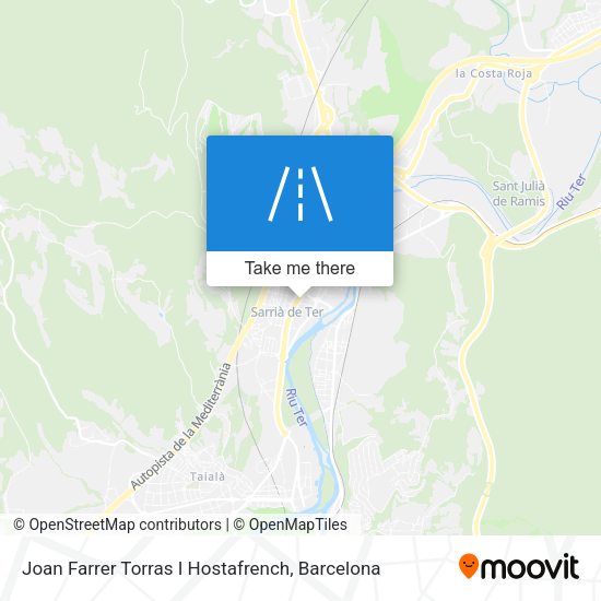 Joan Farrer Torras I Hostafrench map