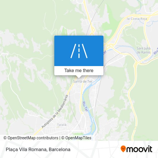 Plaça Vila Romana map
