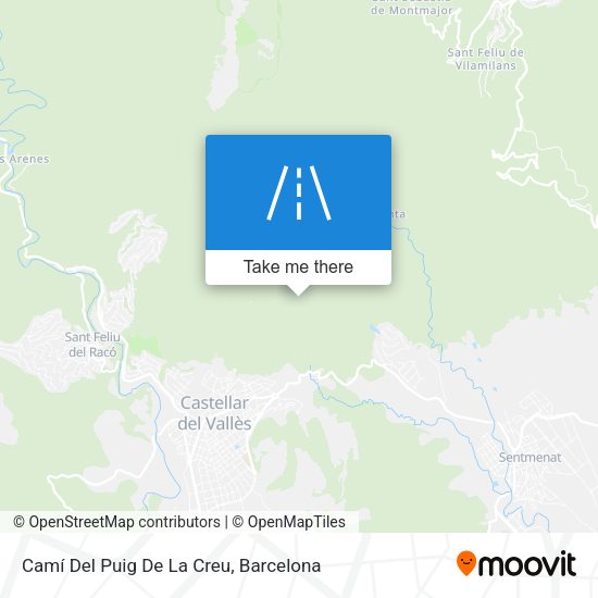 Camí Del Puig De La Creu map