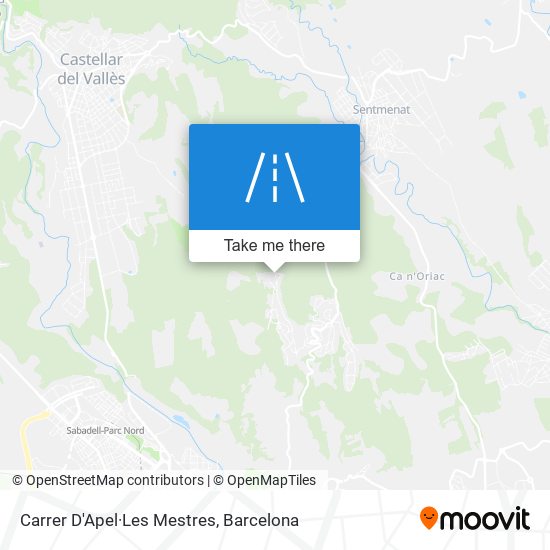 Carrer D'Apel·Les Mestres map