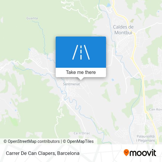 Carrer De Can Clapers map
