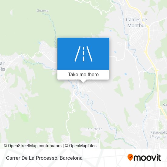 Carrer De La Processó map
