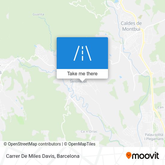 Carrer De Miles Davis map