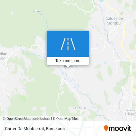 Carrer De Montserrat map