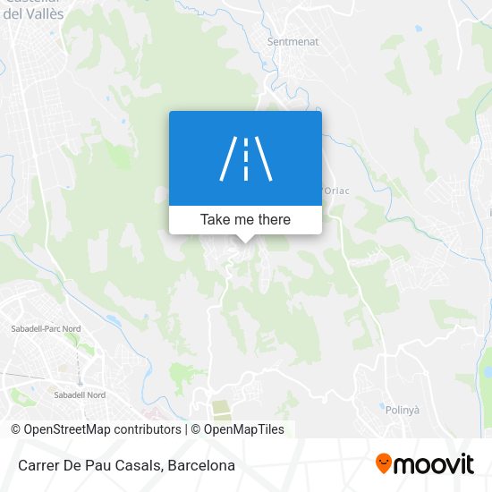 Carrer De Pau Casals map