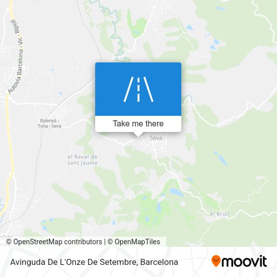 Avinguda De L'Onze De Setembre map