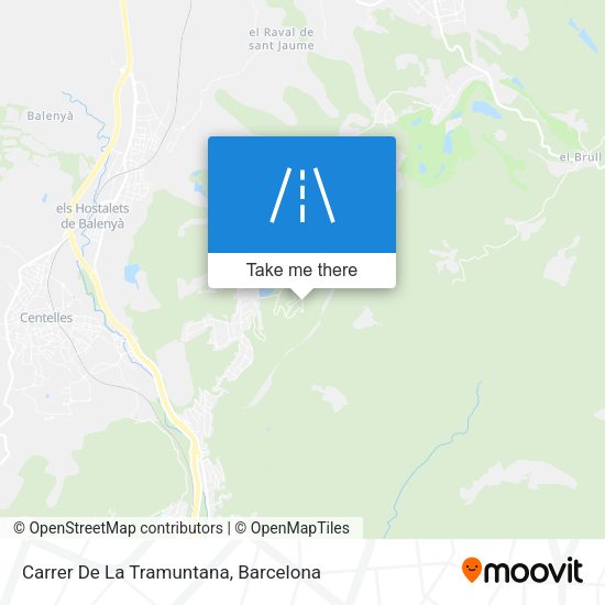 Carrer De La Tramuntana map
