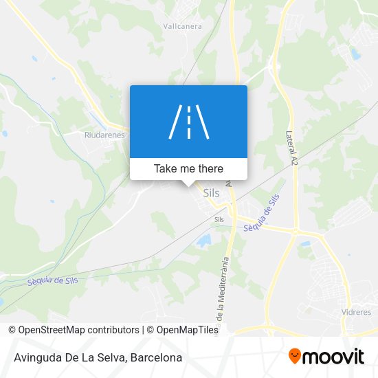 Avinguda De La Selva map