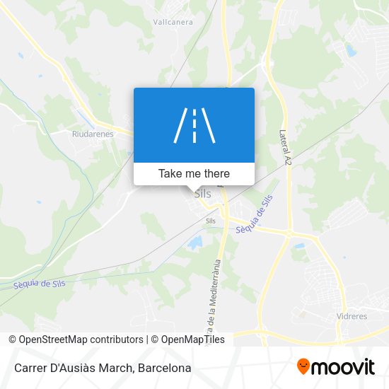 Carrer D'Ausiàs March map
