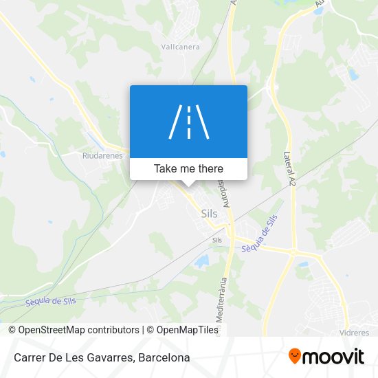 Carrer De Les Gavarres map