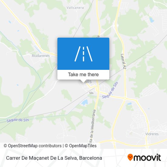 Carrer De Maçanet De La Selva map