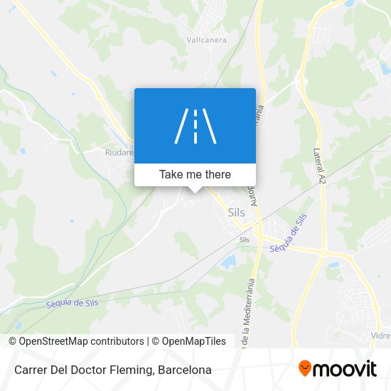 Carrer Del Doctor Fleming map