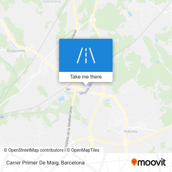 Carrer Primer De Maig map